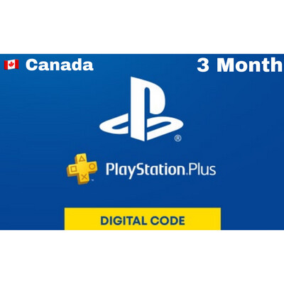 Playstation Plus Membership Canada 3 Month