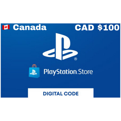 Playstation Store Gift Card Canada $100