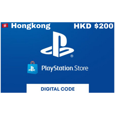 Playstation Store Gift Card Hongkong HKD $200