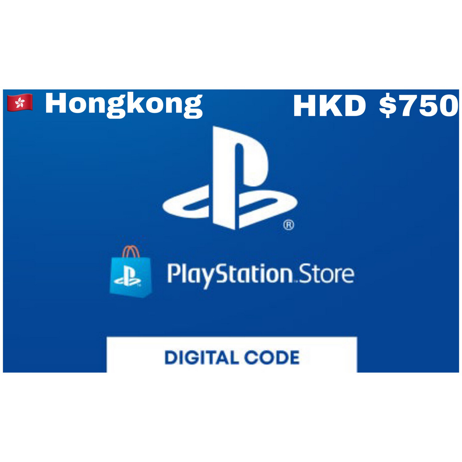 Playstation Store Gift Card Hongkong HKD $750