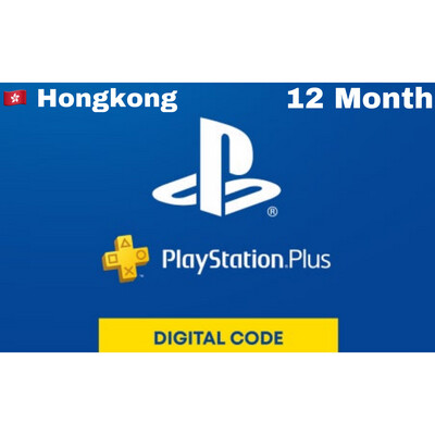 Playstation Plus Membership Hongkong 12 Month