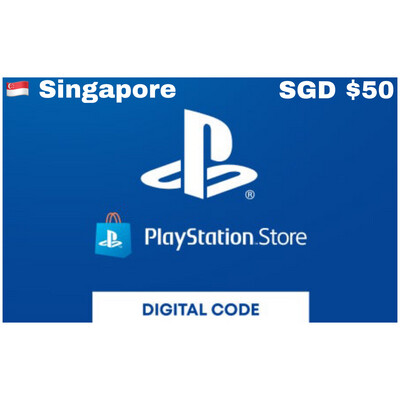 Playstation Store Gift Card Singapore SGD $50