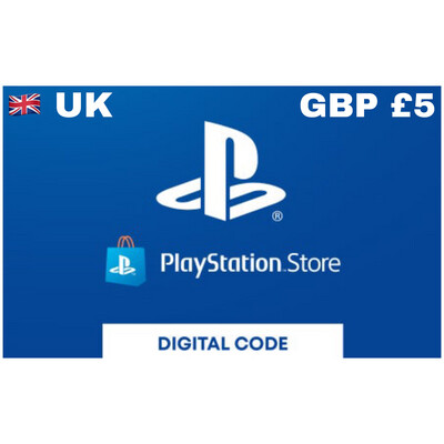 Playstation Store Gift Card UK GBP £5