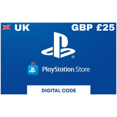 Playstation Store Gift Card UK GBP £25