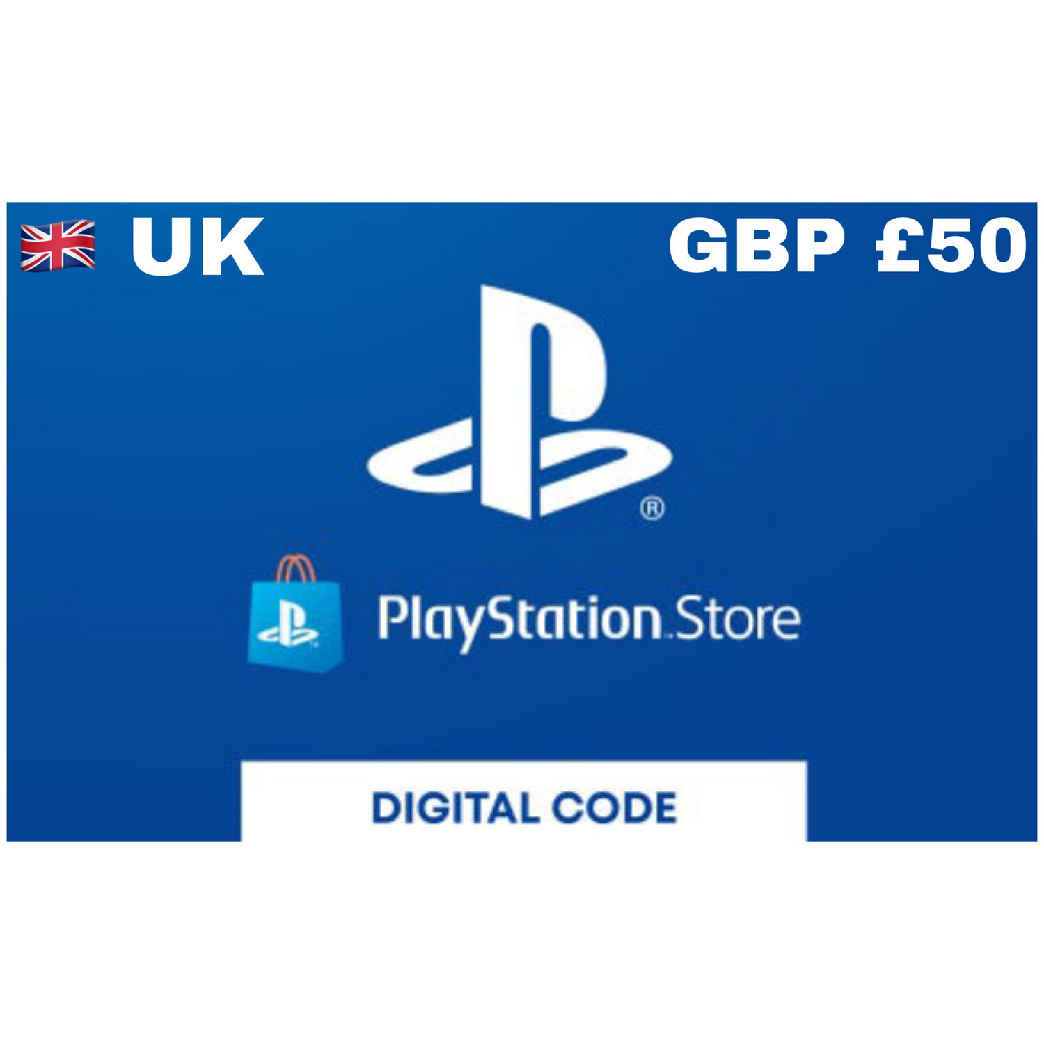 Playstation Store Gift Card UK GBP £50