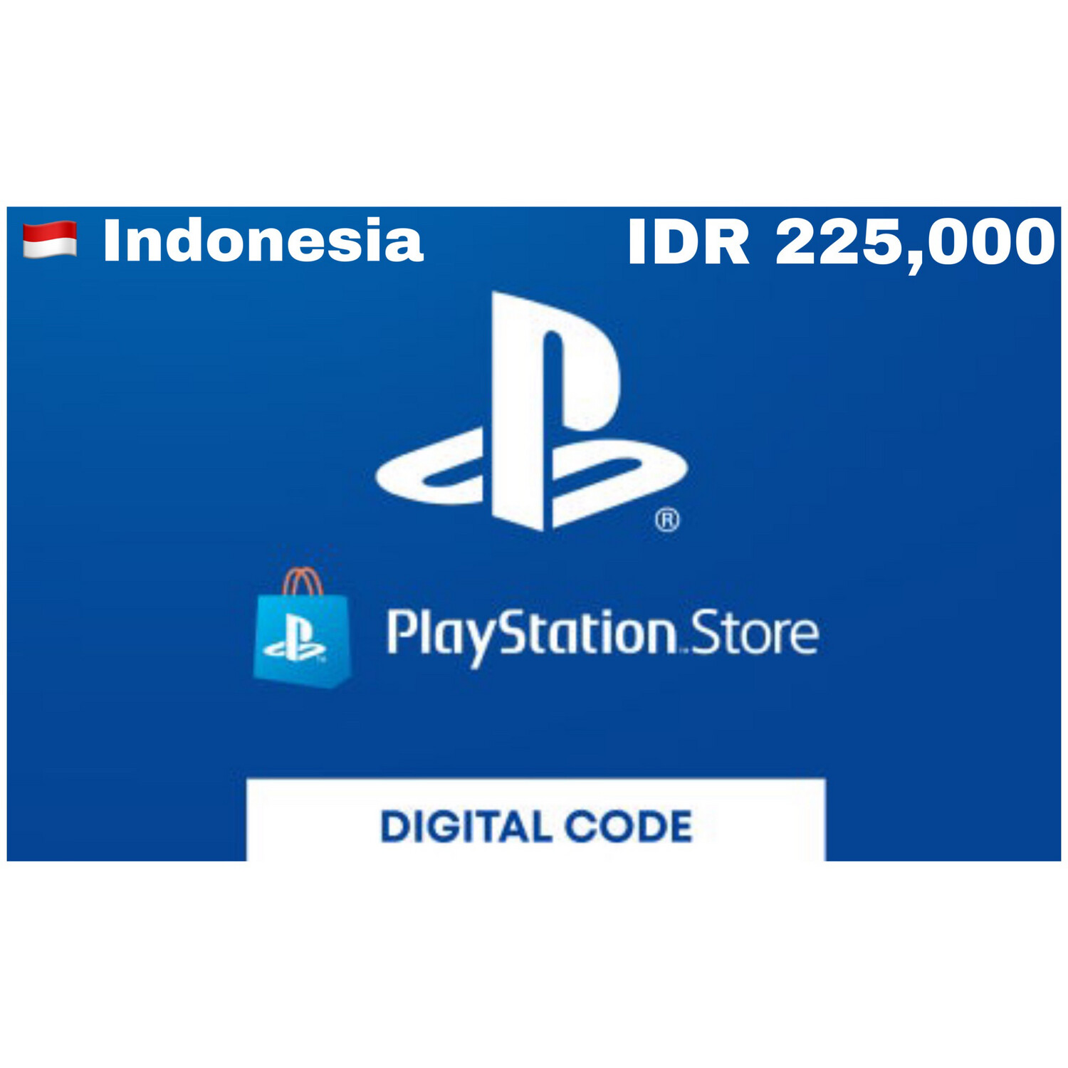Playstation Store Gift Card Indonesia IDR 225,000