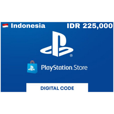 Playstation Store Gift Card Indonesia IDR 225,000