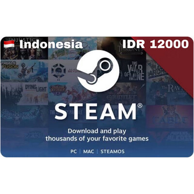 Steam Wallet Code IDR 12000 Indonesia