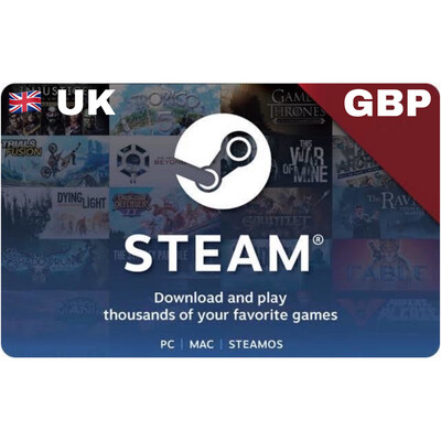 Steam Wallet Code UK GBP