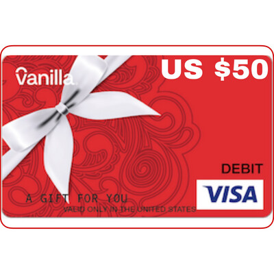 Vanilla VISA eGift Card US USD $50