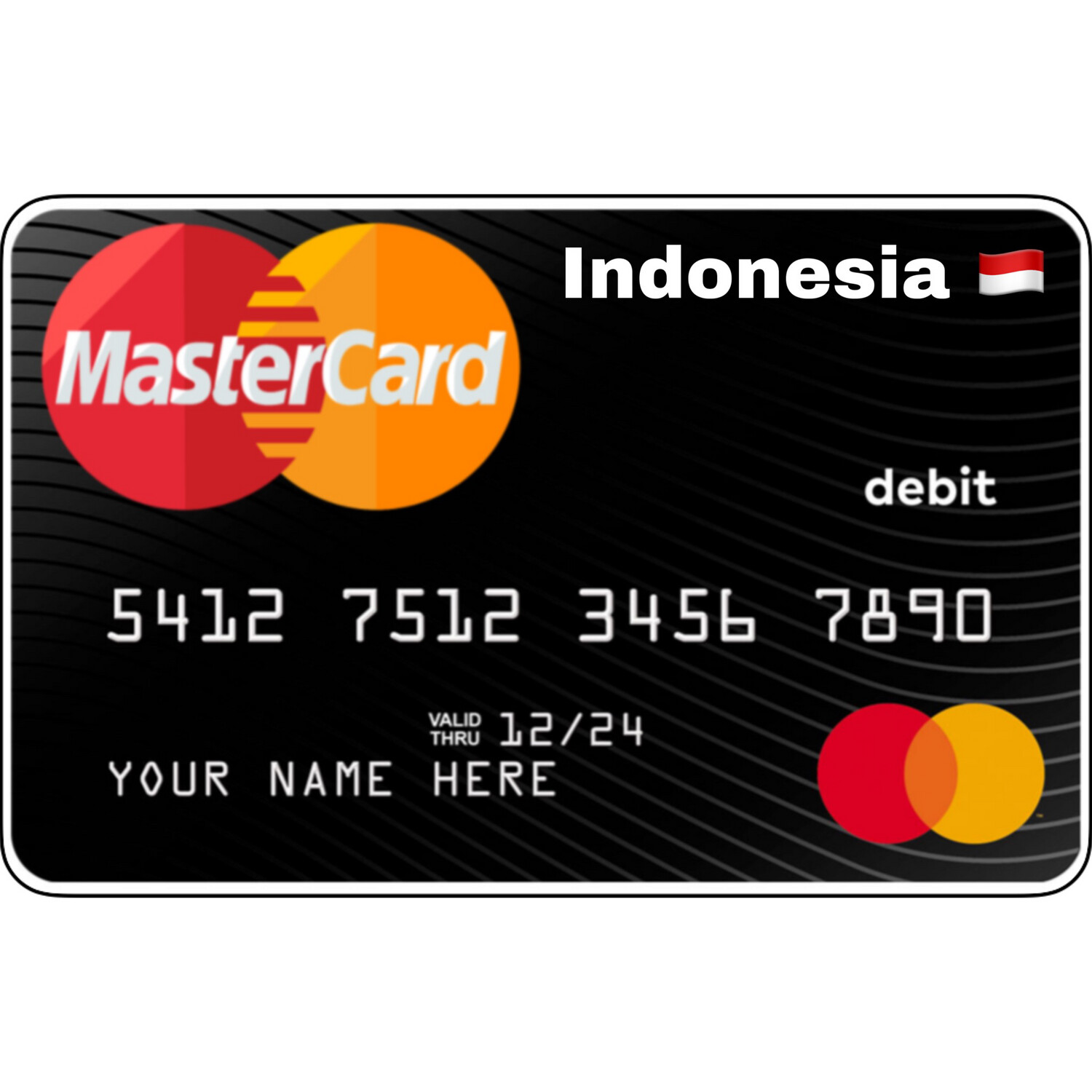Virtual Mastercard Indonesia IDR