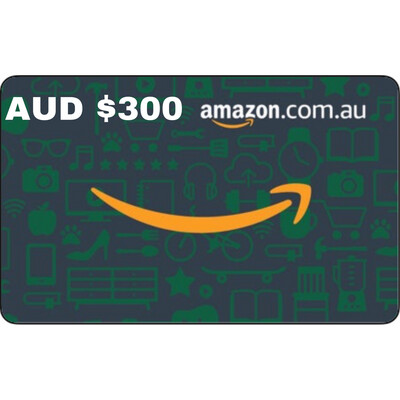 Amazon.com.au Gift Card Australia AUD $300