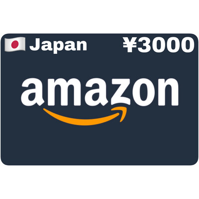 Amazon.co.jp Gift Card Japan ¥3000 Yen
