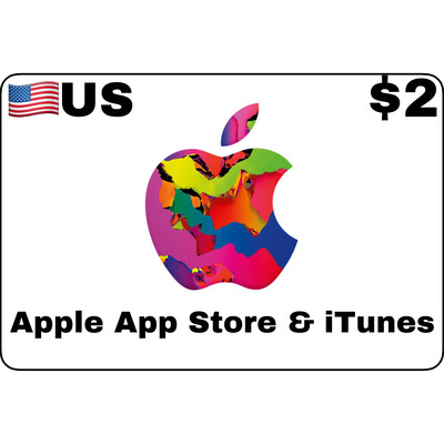 Apple iTunes Gift Card US $2 USD