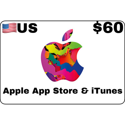Apple iTunes Gift Card US $60 USD