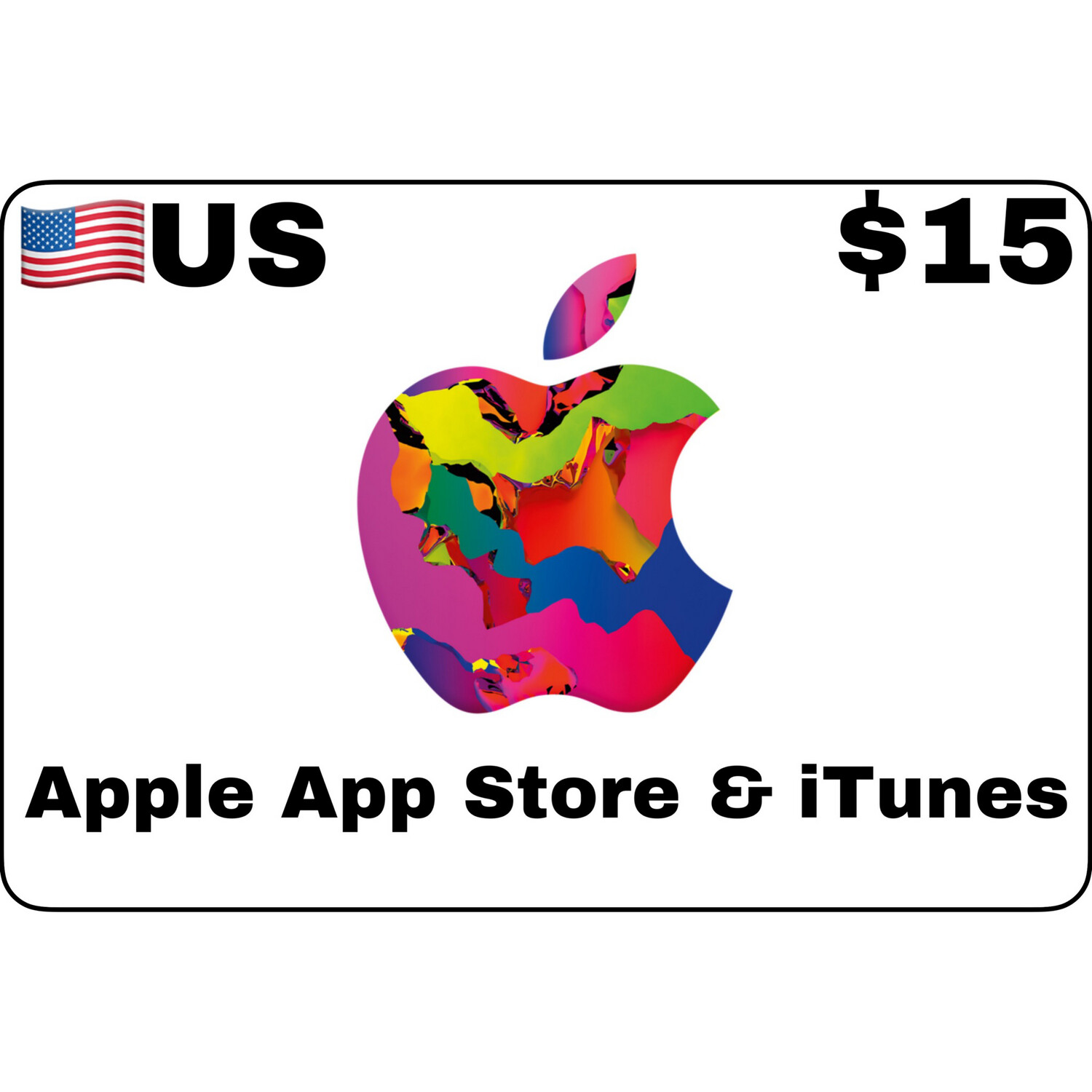 Apple iTunes Gift Card US $15 USD