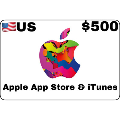 Apple iTunes Gift Card US $500 USD