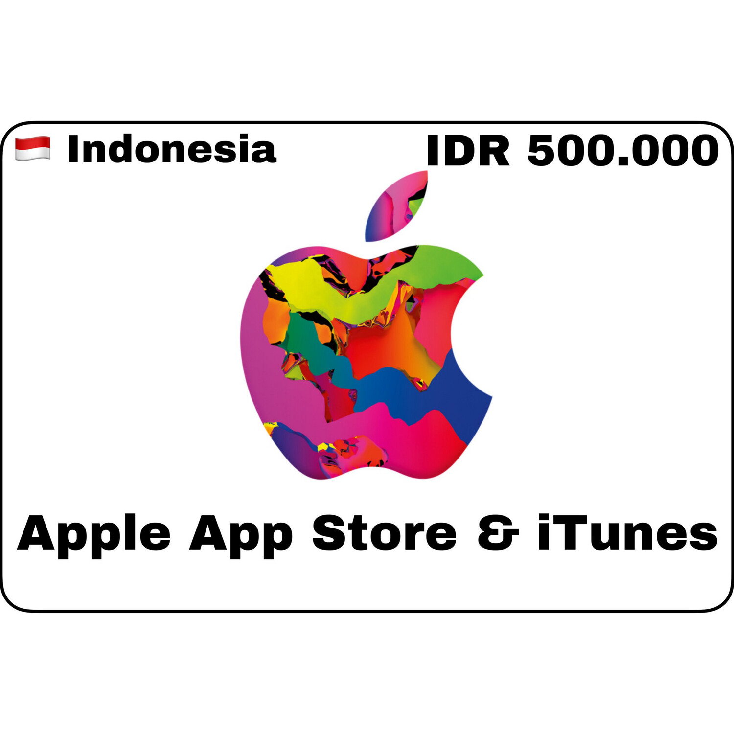 Apple iTunes Gift Card Indonesia IDR 500.000