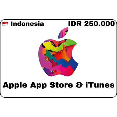 Apple iTunes Gift Card Indonesia IDR 250.000