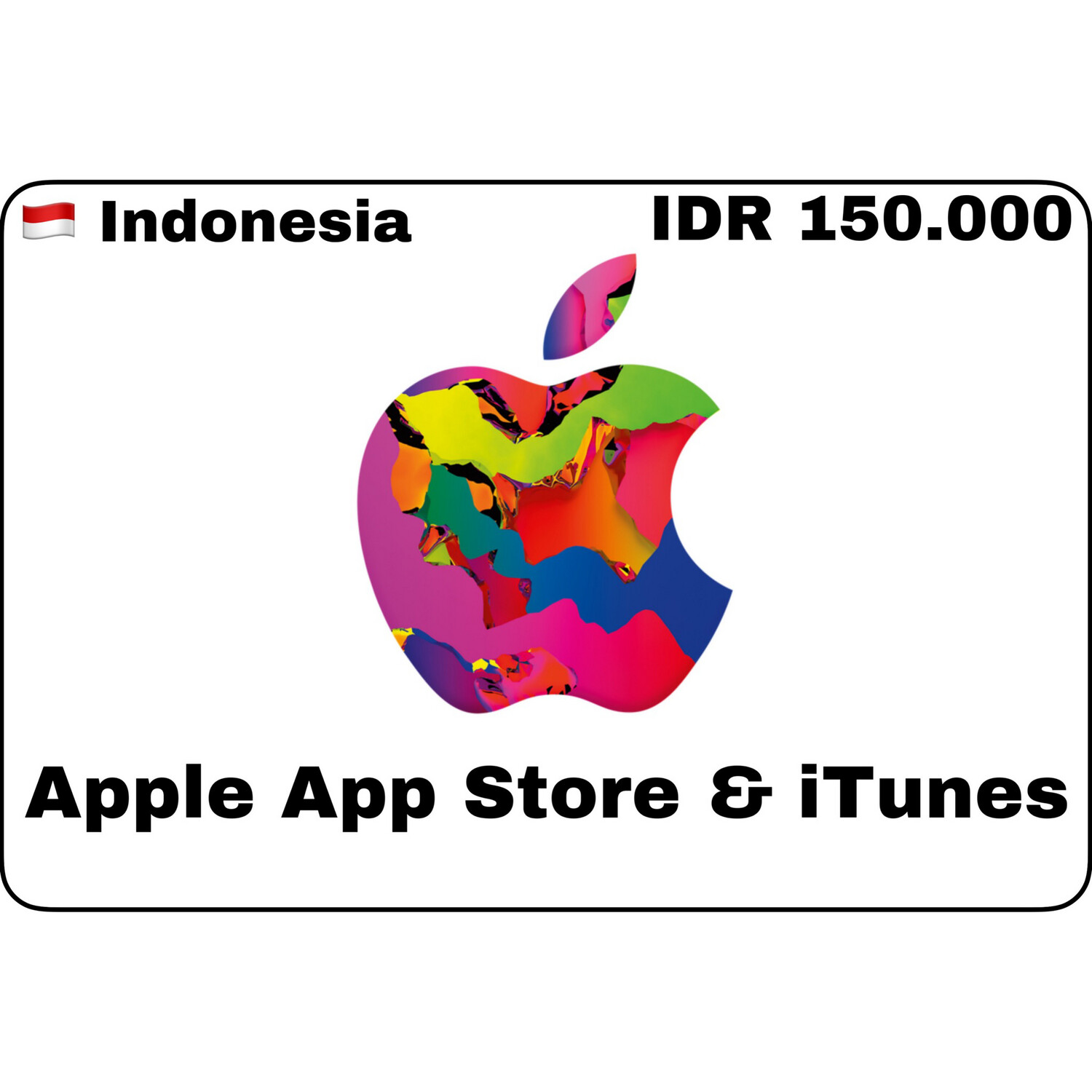 Apple iTunes Gift Card Indonesia IDR 150.000