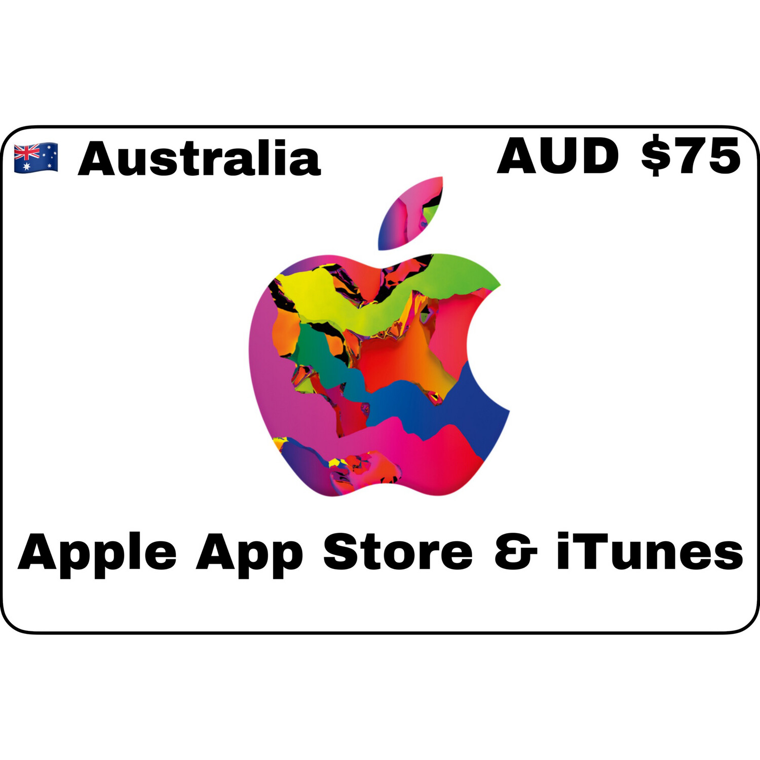 Apple iTunes Gift Card Australia AUD $75