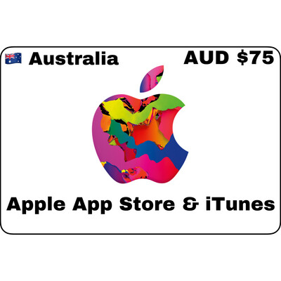 Apple iTunes Gift Card Australia AUD $75