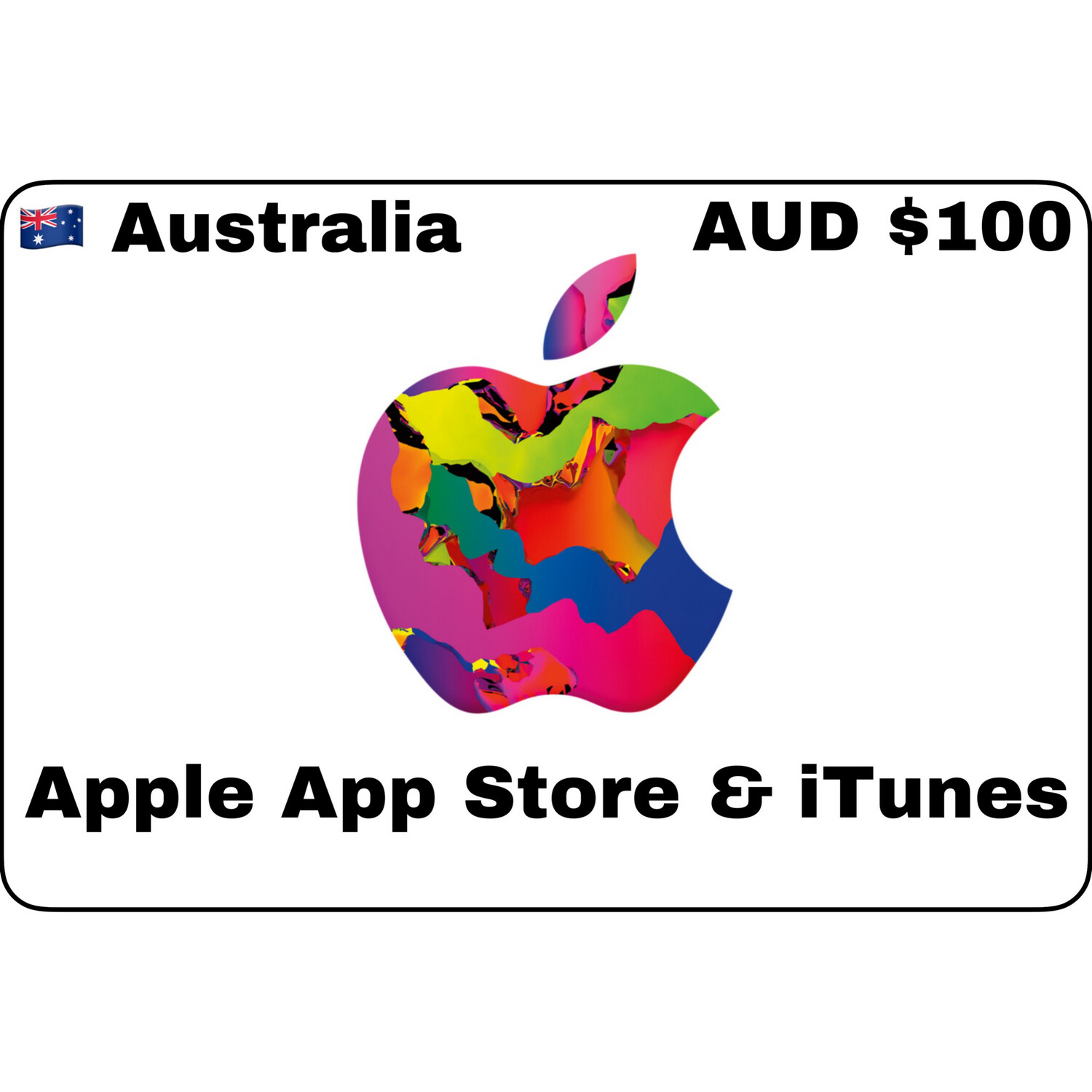 Apple iTunes Gift Card Australia AUD $100