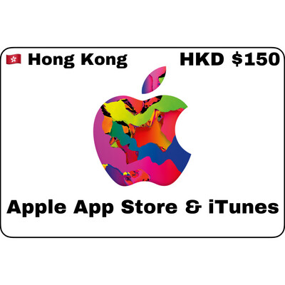 Apple iTunes Gift Card Hong Kong HKD $150