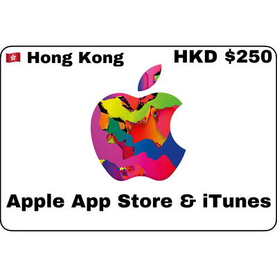 Apple iTunes Gift Card Hong Kong HKD $250