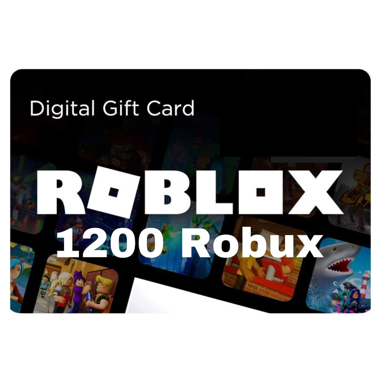 Roblox 1200 Robux Gift Card