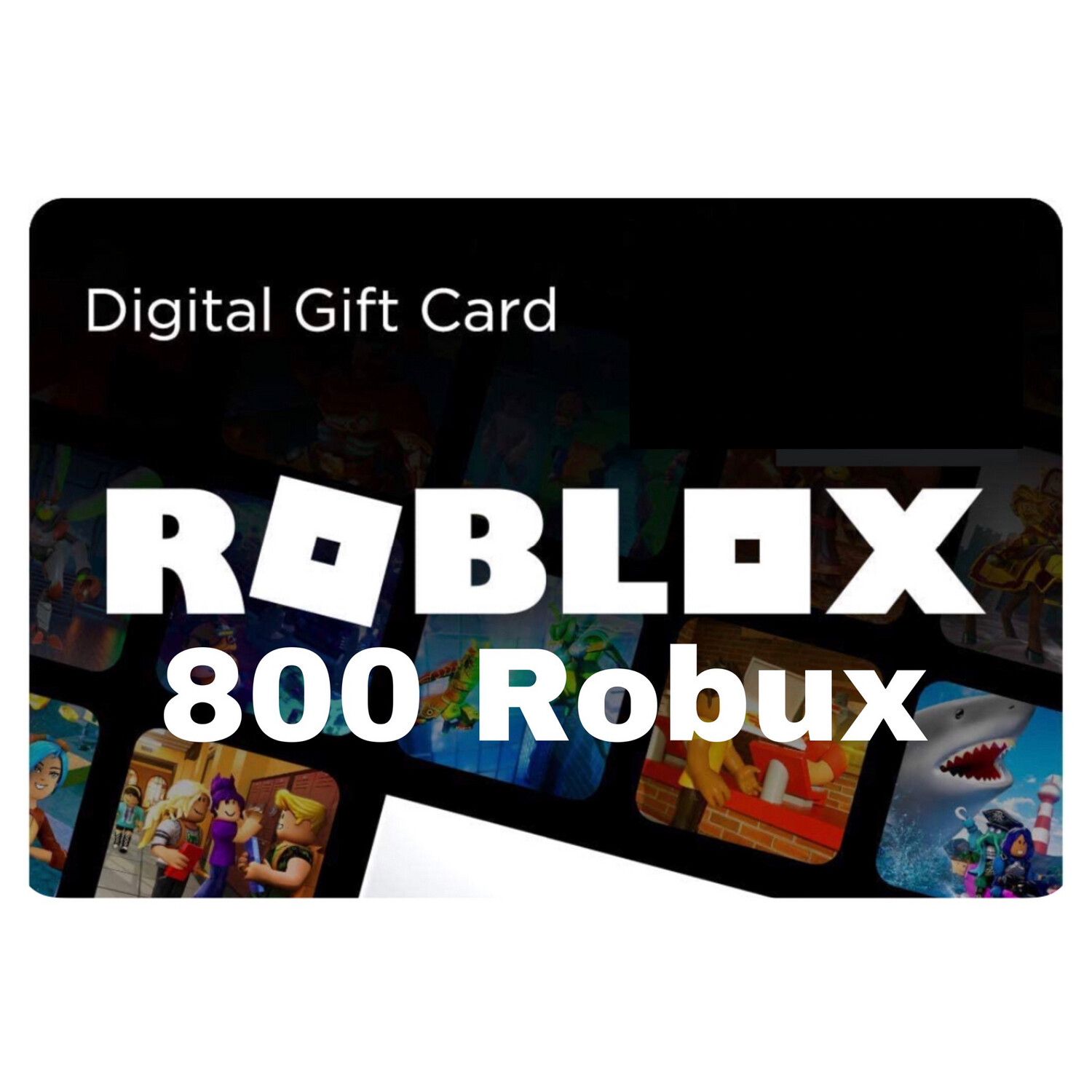 Roblox 800 Robux Gift Card