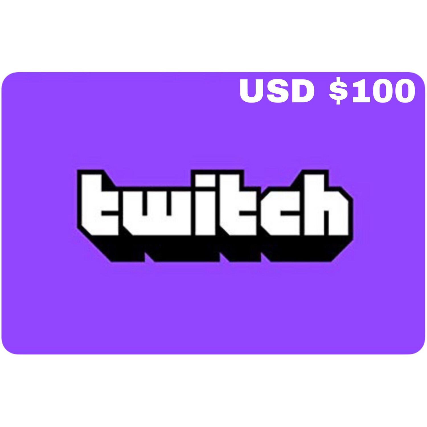 Twitch Gift Card USD $100