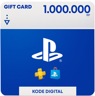 Playstation Store Gift Card Indonesia IDR 1,000,000