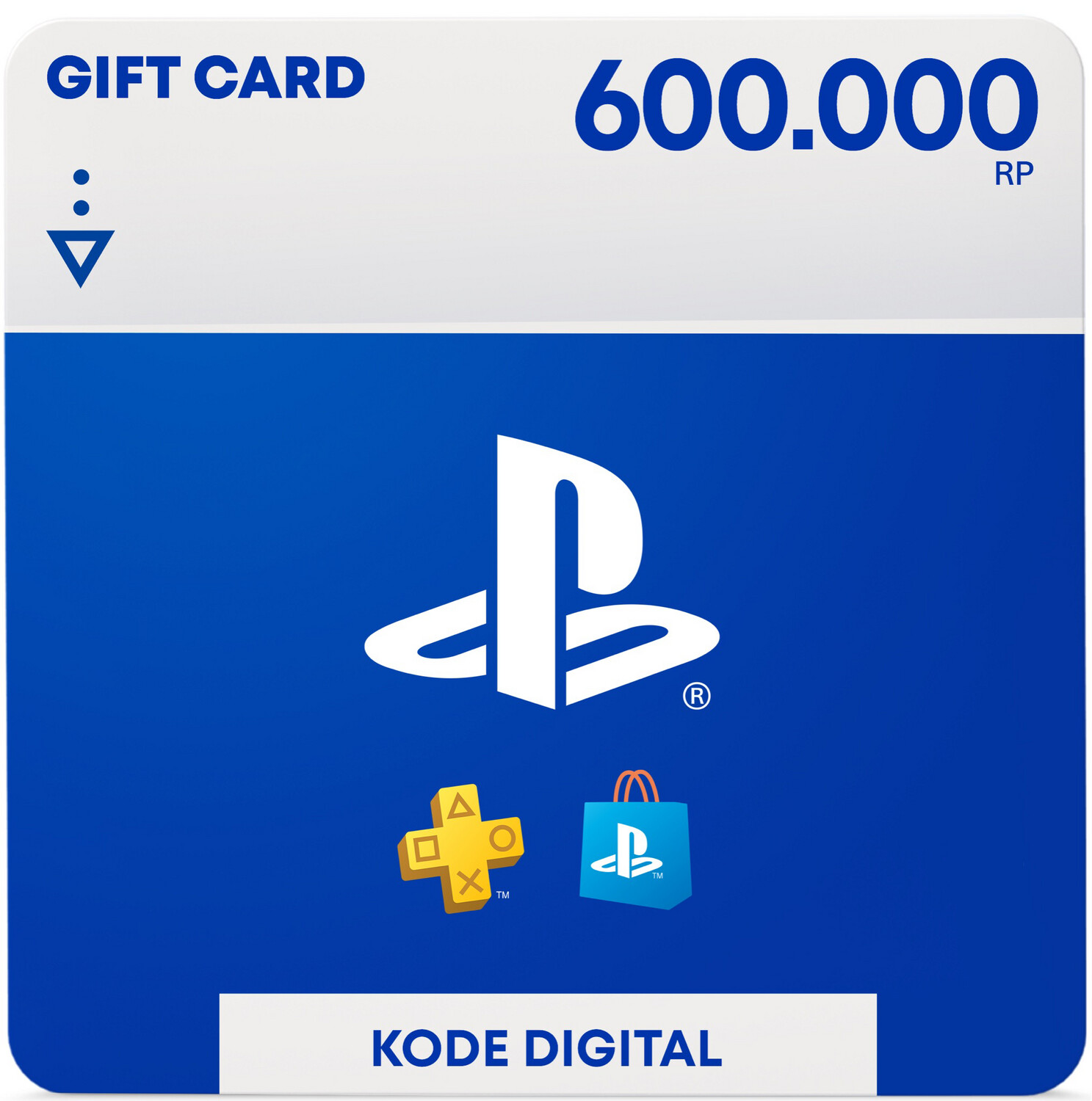Playstation Store Gift Card Indonesia IDR 600,000