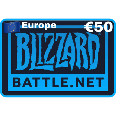 Battlenet Gift Card Europe €50 Blizzard Balance Code
