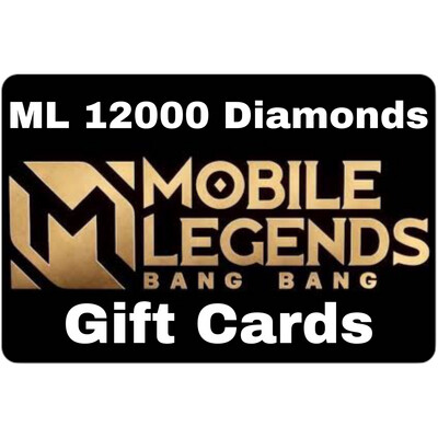Mobile Legends 12000 Diamonds Gift Card