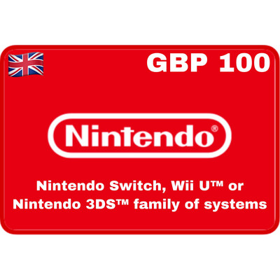 Nintendo eShop UK GBP £100