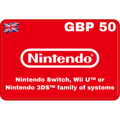 Nintendo eShop UK GBP £50