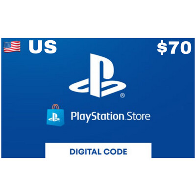 Playstation Store Gift Card US $70 USD