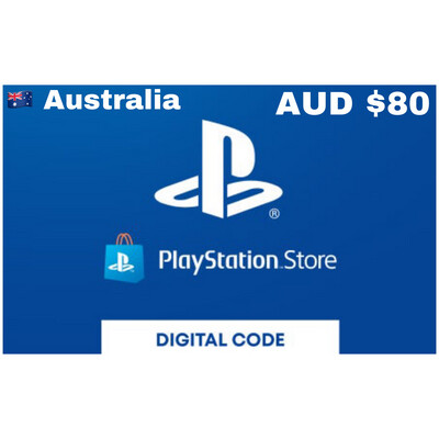 Playstation Store Gift Card Australia AUD $80