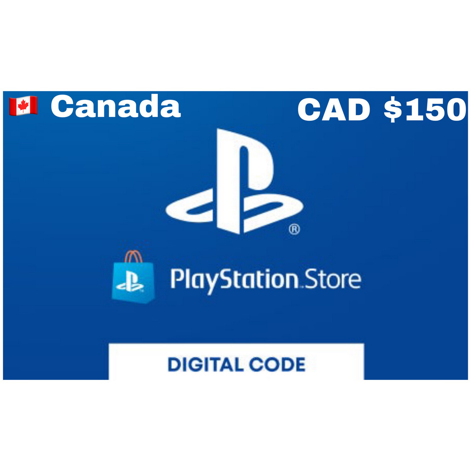Playstation Store Gift Card Canada $150