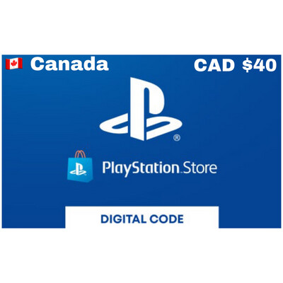 Playstation Store Gift Card Canada $40