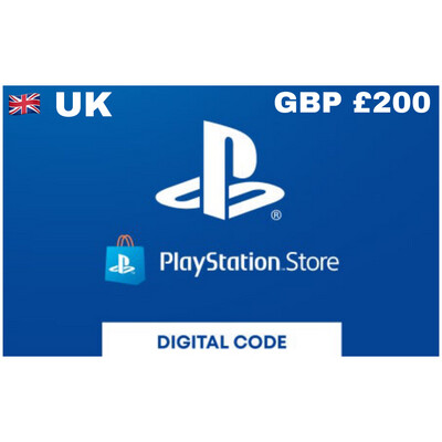 Playstation Store Gift Card UK GBP £200