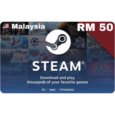 Steam Wallet Code Malaysia RM 50