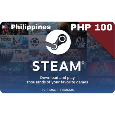 Steam Wallet Code Philippines PHP 100