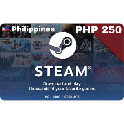Steam Wallet Code Philippines PHP 250