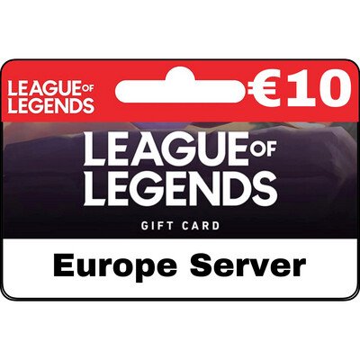 League of Legends EUR €10 Europe Server Gift Card