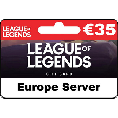 League of Legends EUR €35 Europe Server Gift Card