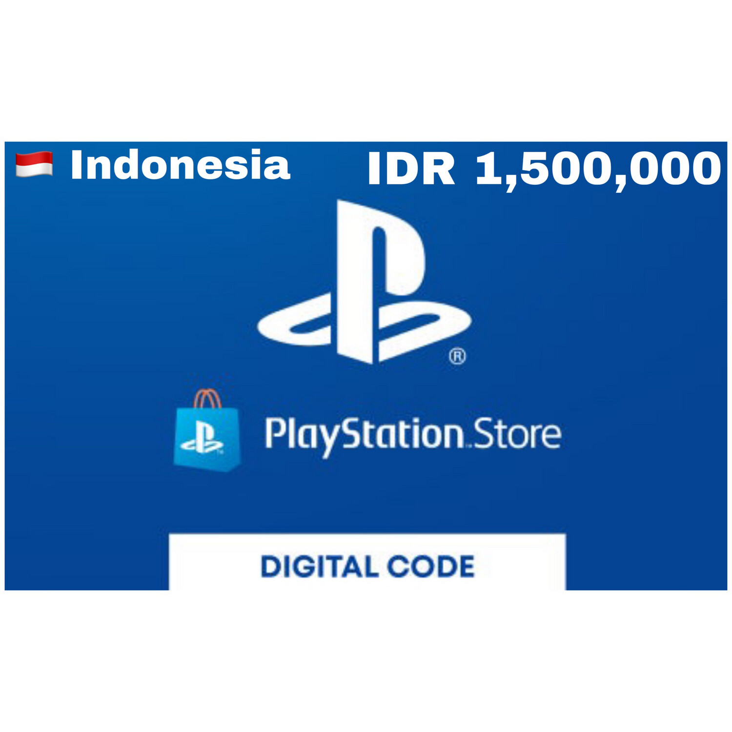 Playstation Store Gift Card Indonesia IDR 1,500,000