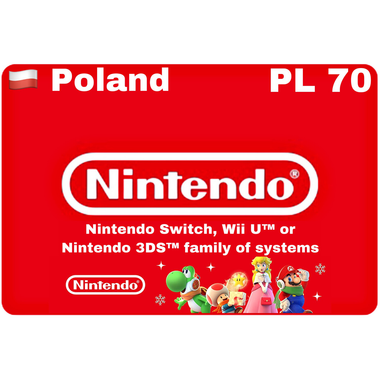 Nintendo eShop Poland PLN 70